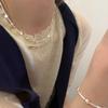 VENTFILLE Colier cu Mărgele Geometrie din Argint Sterling 925 pentru Femei Fată Design Coreean Colier Versatil Bijuterii Dropship Vânzare cu Ridicata