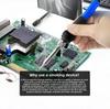 ume Extractor Smoke Absorber Desktop Compact Fan Solder Smoke Pur Noise Adjustable for Electronics Repair Workstation