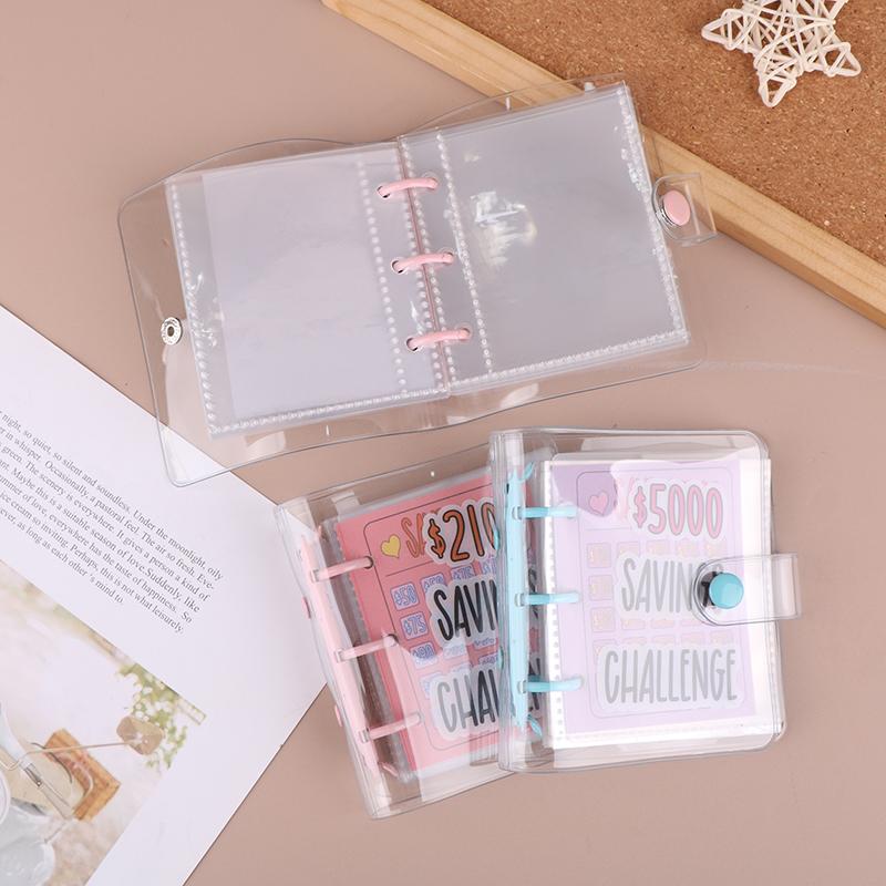 Úsporný pořadač $ 2 100/5 000 Úspory Výzva pro notebooky s volnými listy Plánovač rozpočtu bydlení Úspory v hotovosti