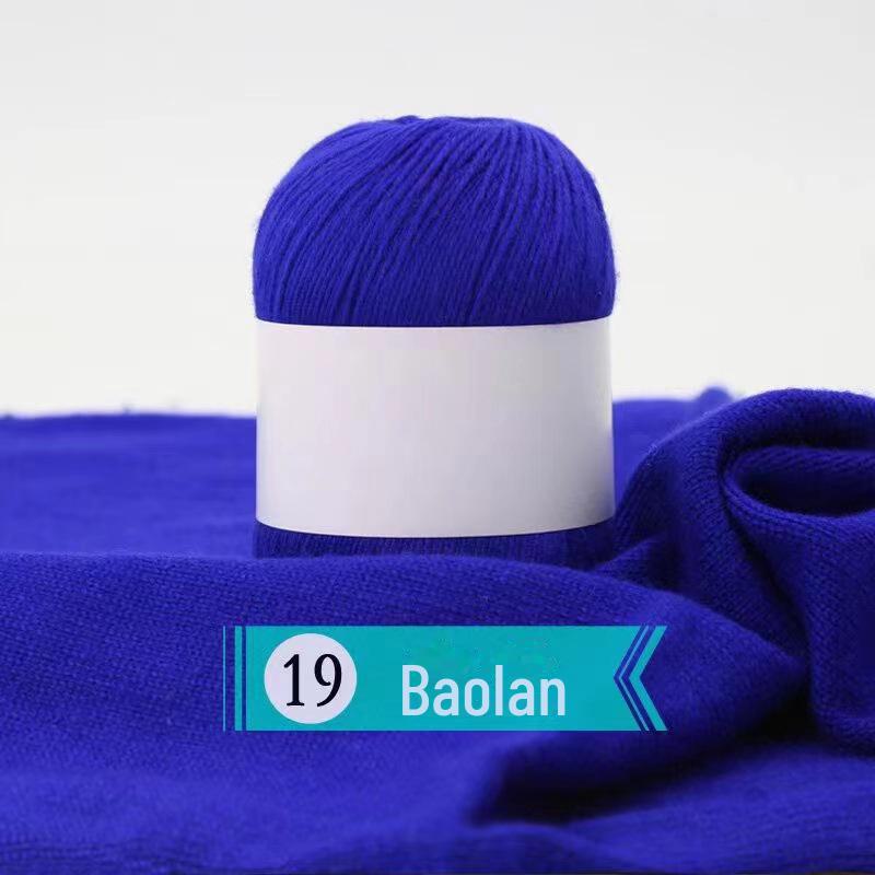 Hand-woven Cashmere Yarn - 3 Ply Soft Wool for Sweaters - Spot Processed Ball of Yarn