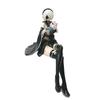 Nier:Automata Collaboration Series Yukata-Themed Yorha No.2 Type B (2b) & A2 Sitting Pose Figurine - Premium Collectible Statue