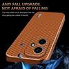 AZNS For Honor 400 5G (Global) Case Electroplating Carbon Fiber Texture PU + TPU Phone Cover