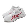 Asics Gel Burst 27 Weiß Klassisches Rot Unisex Sneaker 1063A066-102