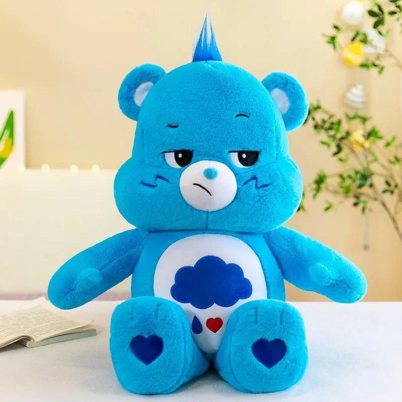 Anime Cartoon Care Bears Kawaii Birthday Plush Toy Japanese New Rainbow Bear Plush Doll Bedroom Pillow Ornament Doll Gift 45cm