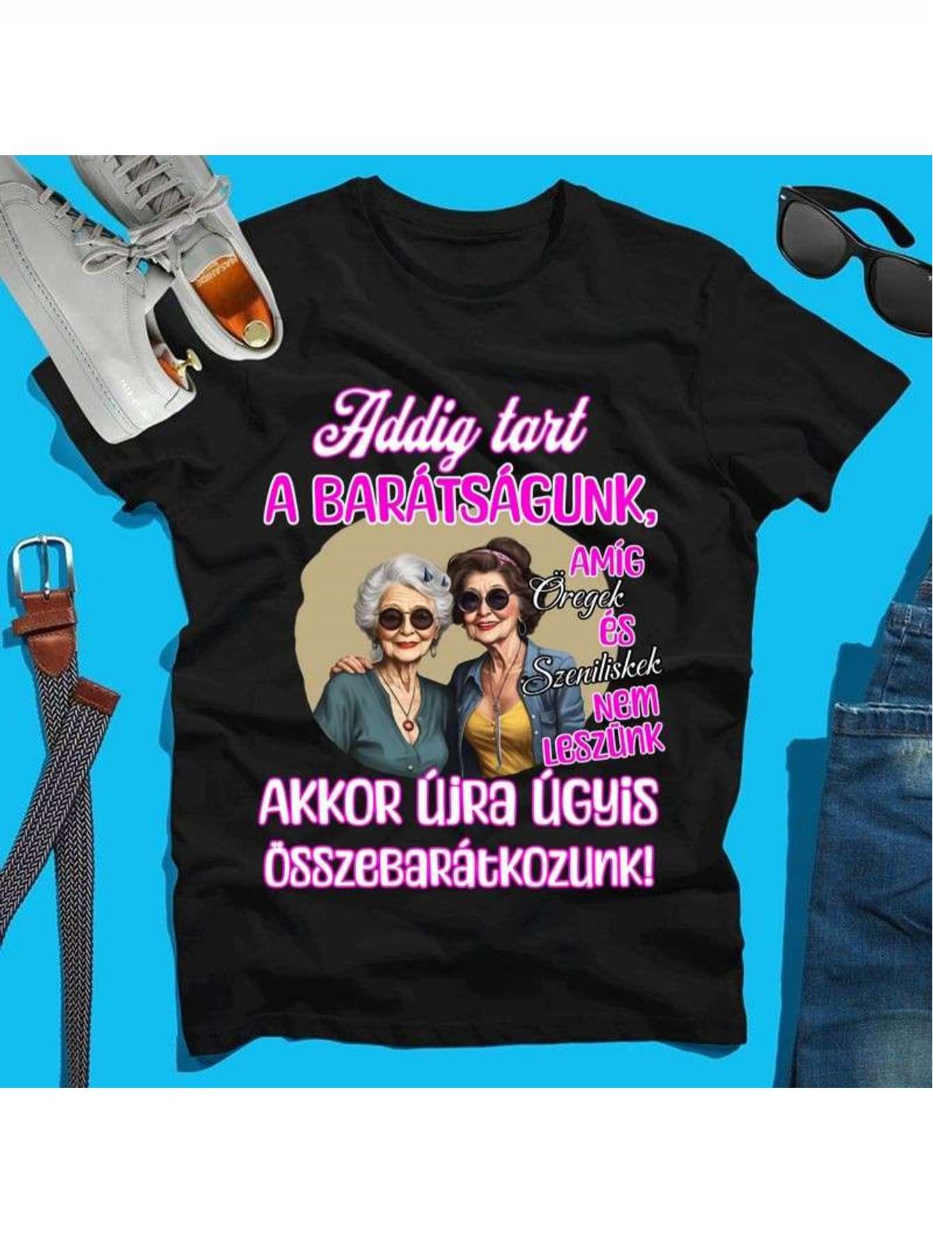 

Our Friendship Lasts Forever- Men s T-Shirt- Black M