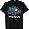 Merica Pitbull Pit American USA 4th Of July Fourth Dog Funny Gift Unisex T-Shirt
