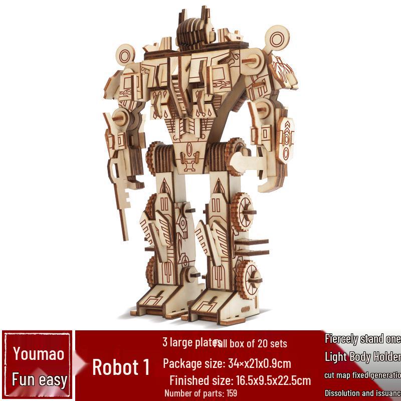 3D drevené puzzle architektonický model školská remeselná festivalová aktivita hračka