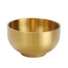 304 Stainless Steel Children's Snack & Meal Bowl, Gold Seasoning, Ramen & Soup Bowl