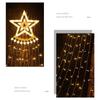 Warm White Christmas Tree Light USB Charging With Remote Waterfall Star Lights Waterproof Indoor Yard Party Garage