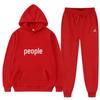 2025 A/W Unisex Hoodie Sweater Set met Kangoeroezak & Joggingbroek