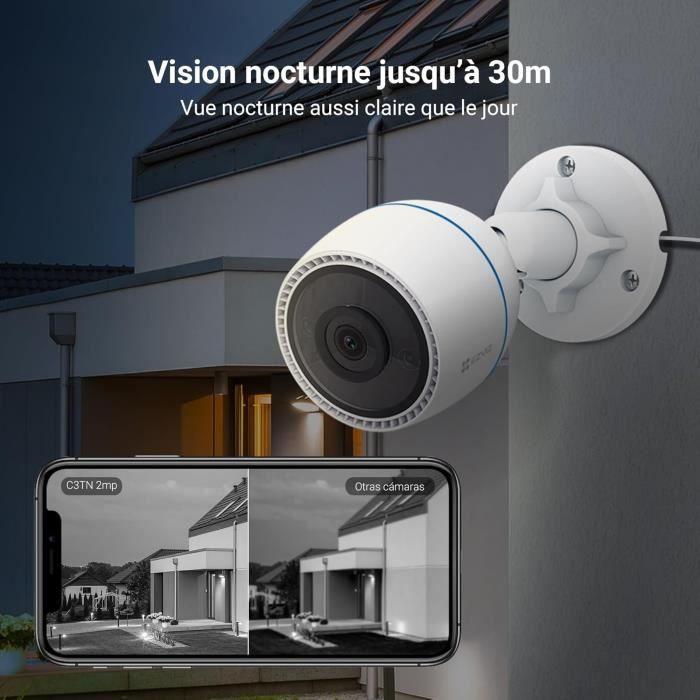 Caméra De Surveillance - EZVIZ - Outpro 1080P - WiFi - Vision Nocturne IR - Étanche IP67