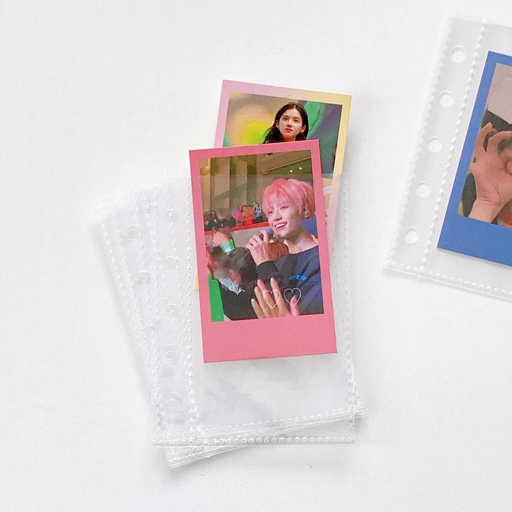 Crystal Clear M5 Storage Bag: Single/Double Grid for Small Cards & Albums