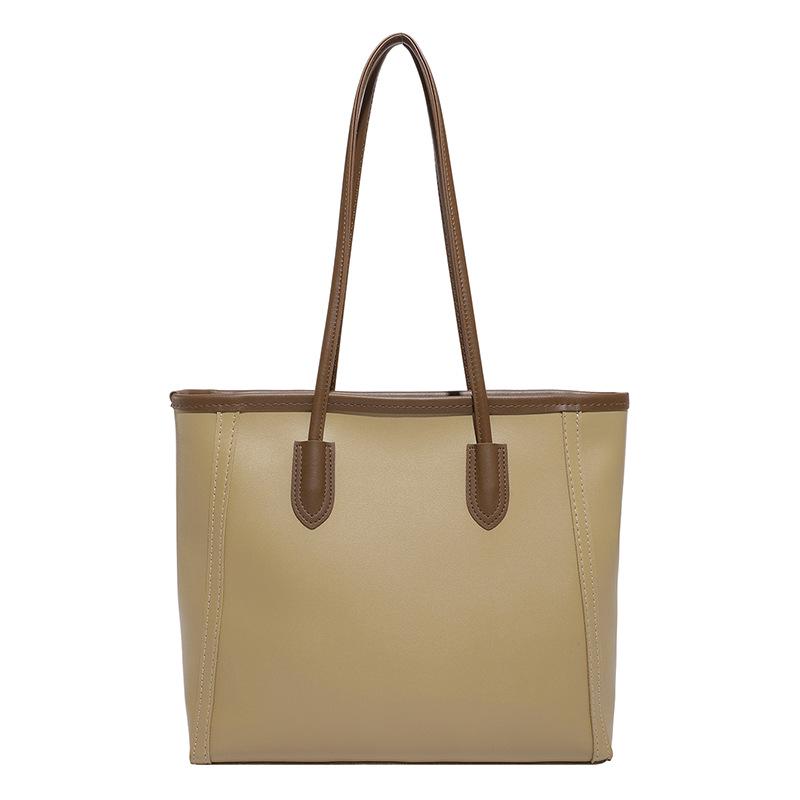 

2025 Korean Style Retro Commute Tote: Versatile, High-End Casual Shoulder Bag хаки