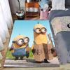 Cartoon Minions Road Trip Printed Carpet with New York Design Suitable for Use As an Anti-slip for Living Room Bedroom Sofas