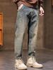 2025 Trendy Men's Straight Loose American Retro Jeans - Versatile and Hot-Selling