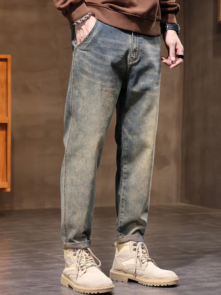 2025 Trendy Men's Straight Loose American Retro Jeans - Versatile and Hot-Selling