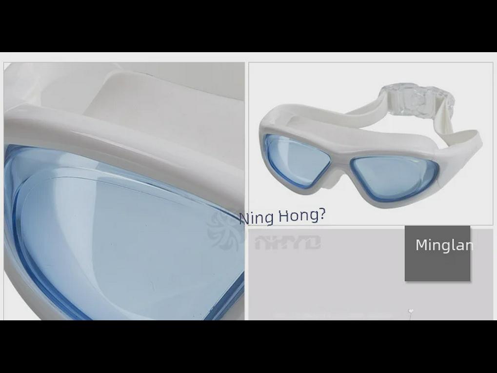 Plavecké brýle proti zamlžování s vysokým rozlišením pro krátkozraké dospělé - Ochrana očí pro muže a ženy