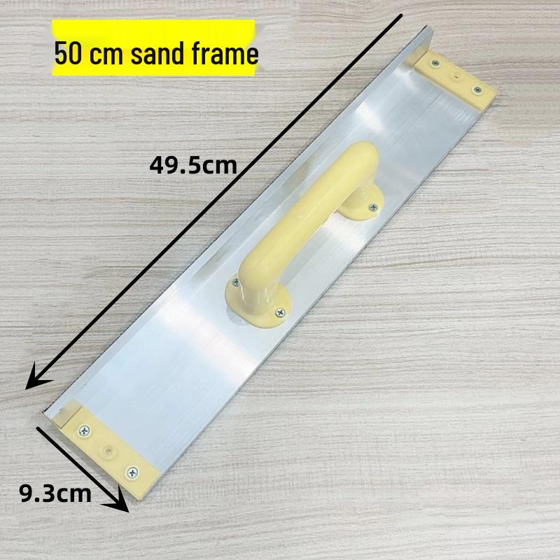 Aluminum Alloy Self-Adhesive Sandpaper Holder for Inner Corners, 25 Cm or 50 Cm Long