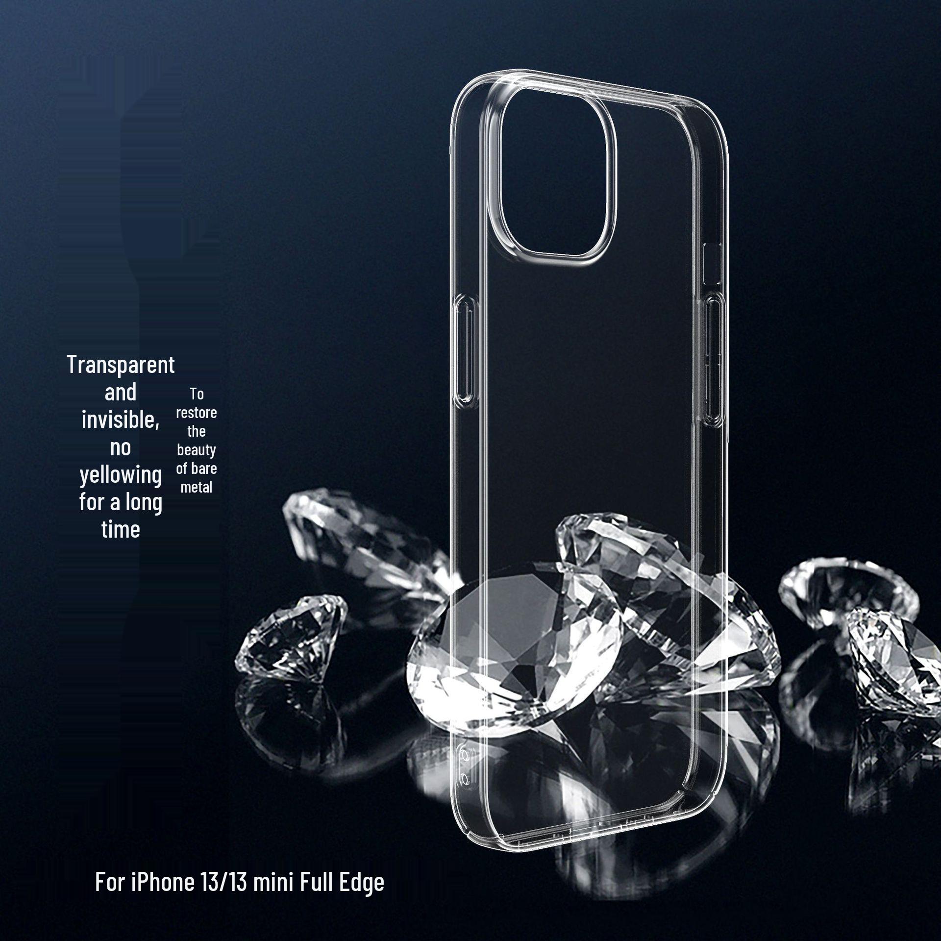 

Shockproof Clear Hard Case for iPhone 7, 11, 12 Mini, XS, 13 Pro Max iPhone 12 (Small Camera Hole)
