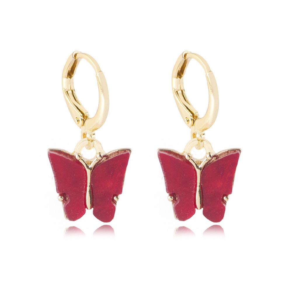 Earrings Butterfly Stylish Animal Design Chic Multicolor Womens Accessories Fashion