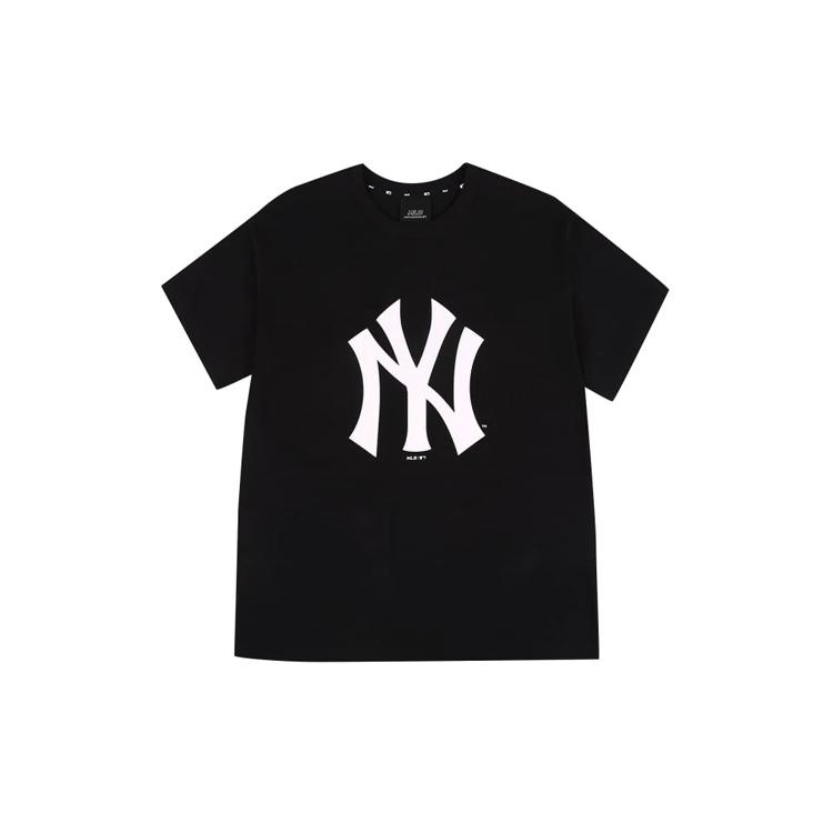 Футболки MLB Унисекс Черные С Круглым Вырезом Умеренно Прямой Крой 31TS09031-50L M