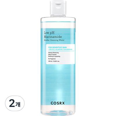 Acqua micellare detergente alla niacinamide leggermente acida, 400 ml, 2 unità