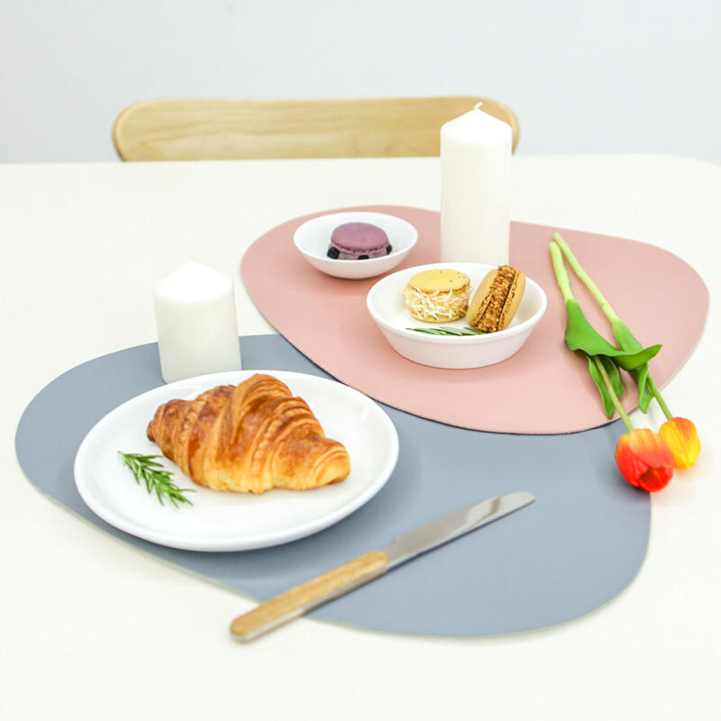 

6 водонепроницаемых подставок под тарелки с нескользящим покрытием Галька brown