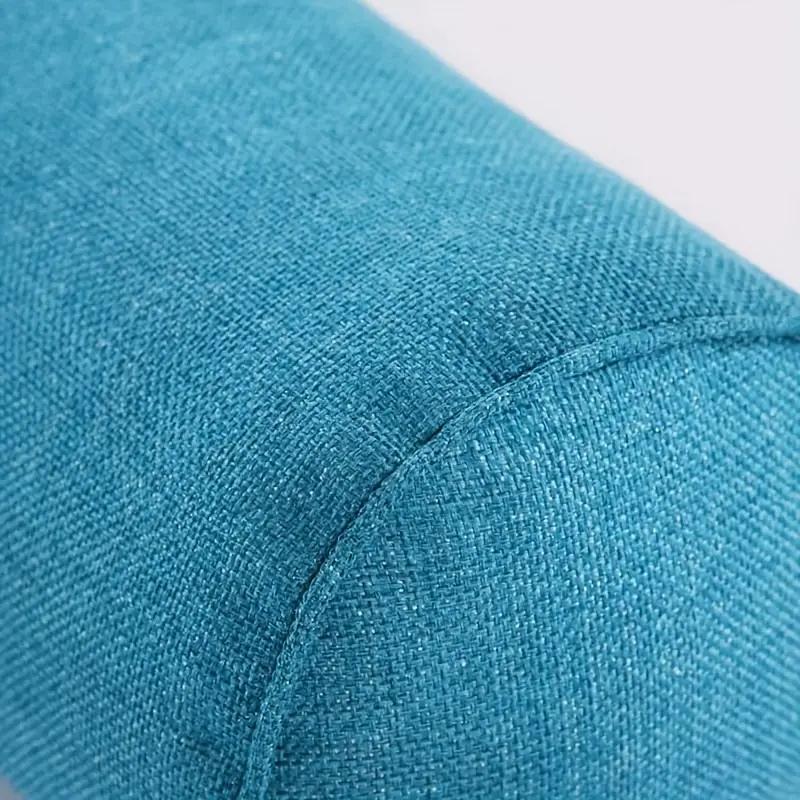 1 Stück Leinen Körperkissenbezug, Langer runder Stützkissenbezug für Bett, Sofa, Nacken-, Rücken-, Taillenstützkissen