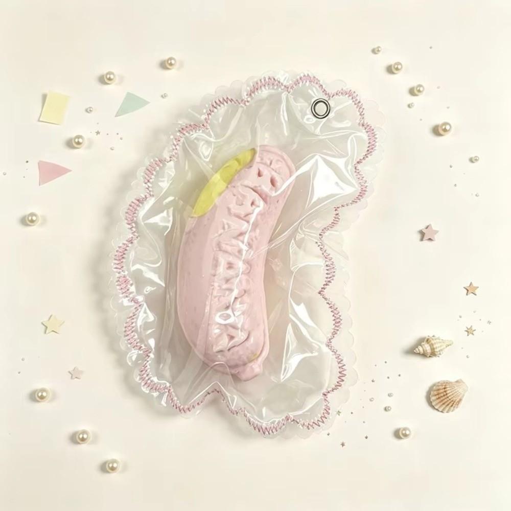 Slow Rising Slow Rebound Toy Soft Banana Bread Toy Pinch Toy Fidget Sticky Bag Christmas Gifts