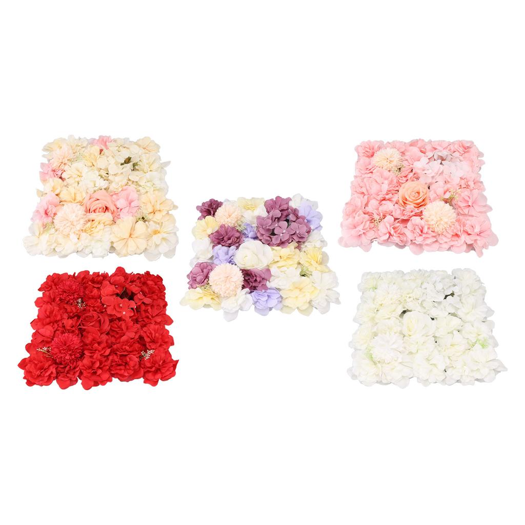 Künstliche Blumenwandpaneele Simulation Seidenrose Blumenwanddeko für Hochzeitsfeier Bühne Hintergrun