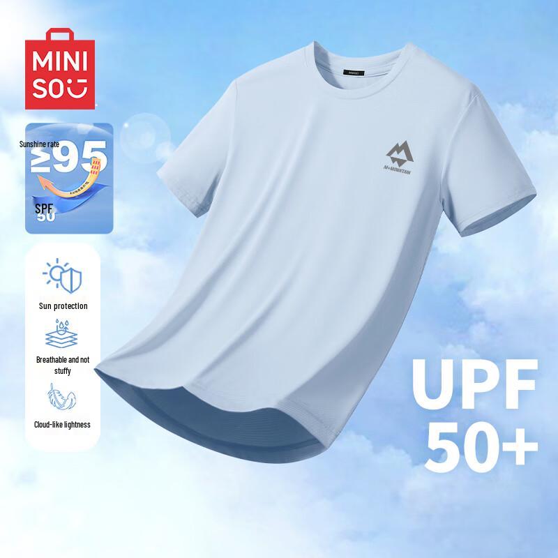 MINISO Men s UPF50 Sun Protection Short Sleeve T-Shirt M 1690₽