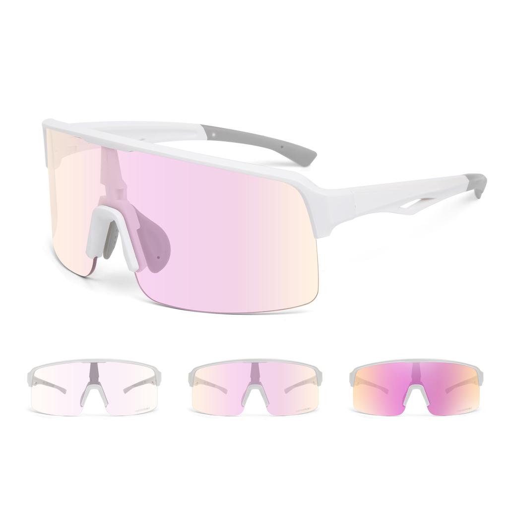 New bicycle road bike cycling glasses, day and night dual-use, photochromic, suitable for mountain climbing and running sports