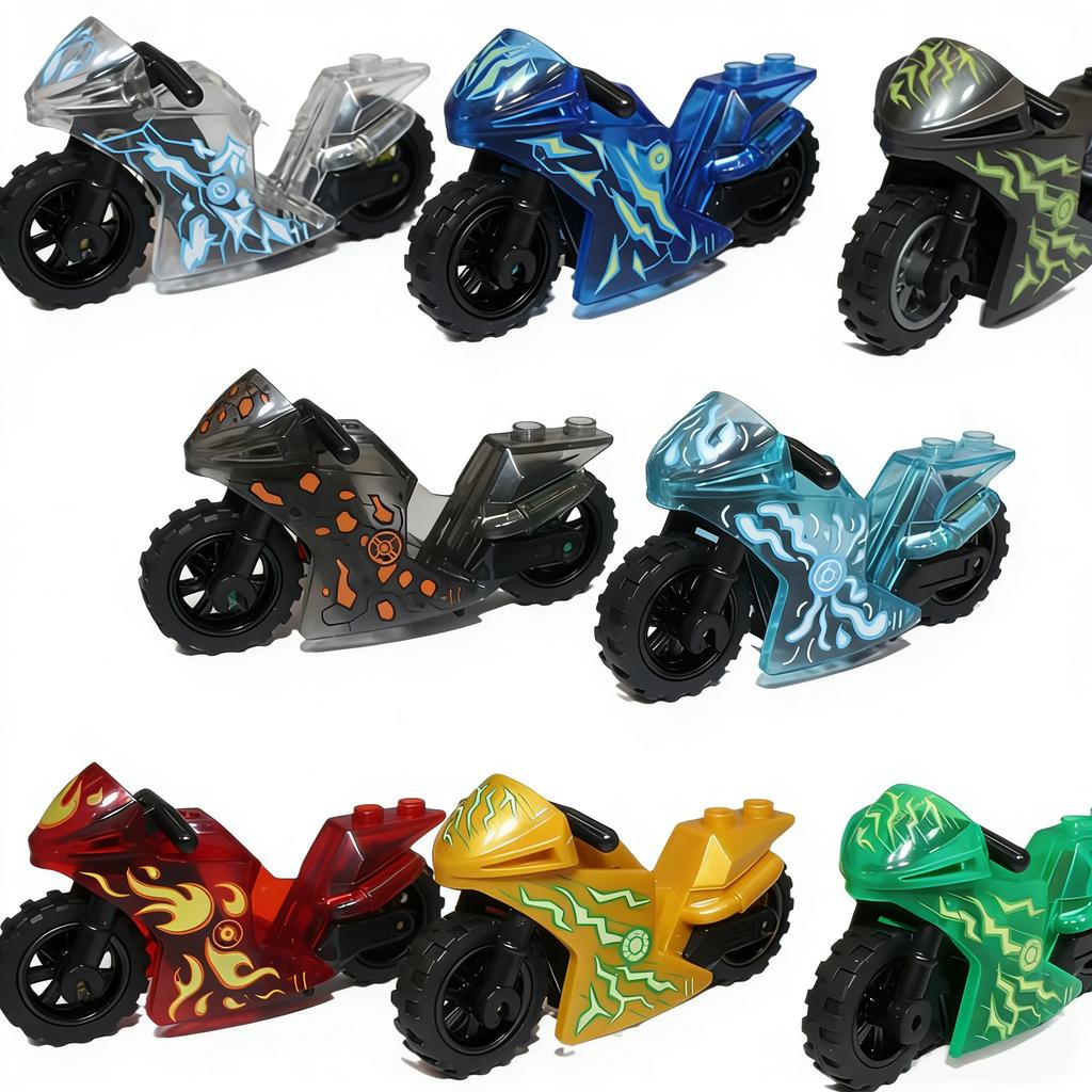 Ninja Motorcycle Building Blocks Decorated Puzzle Building Blocks Toy Gift
