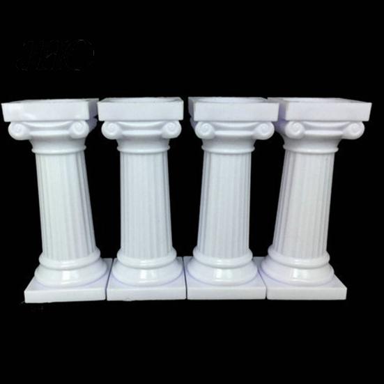 Baking Tool 4Pcs/Set Cake Rods Non-stick Reusable Plastic Delicate Support Standing Grecian Pillars Gathering Supplies Fondant Mold