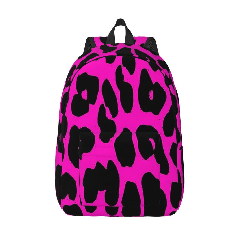 Leopard Pattern (pink) Backpack Hot Sale Daypack Large Capacity Children BookBag School Bag Shoulder Bags for Men Women