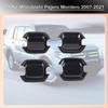 For Mitsubishi Montero Pajero 2007-21 Door Handle Bowl Cover Trim Carbon Fiber