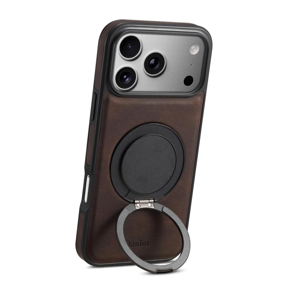 Denior Magnetic Rotating Stand Phone Case for iPhone 17 Pro with MagSafe Function