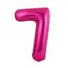 Romantic 40Inch Number Balloons 0-9 Pink Rose Anniversary Decoration Large Birthday Balloon Foil Balloons Girls Gift