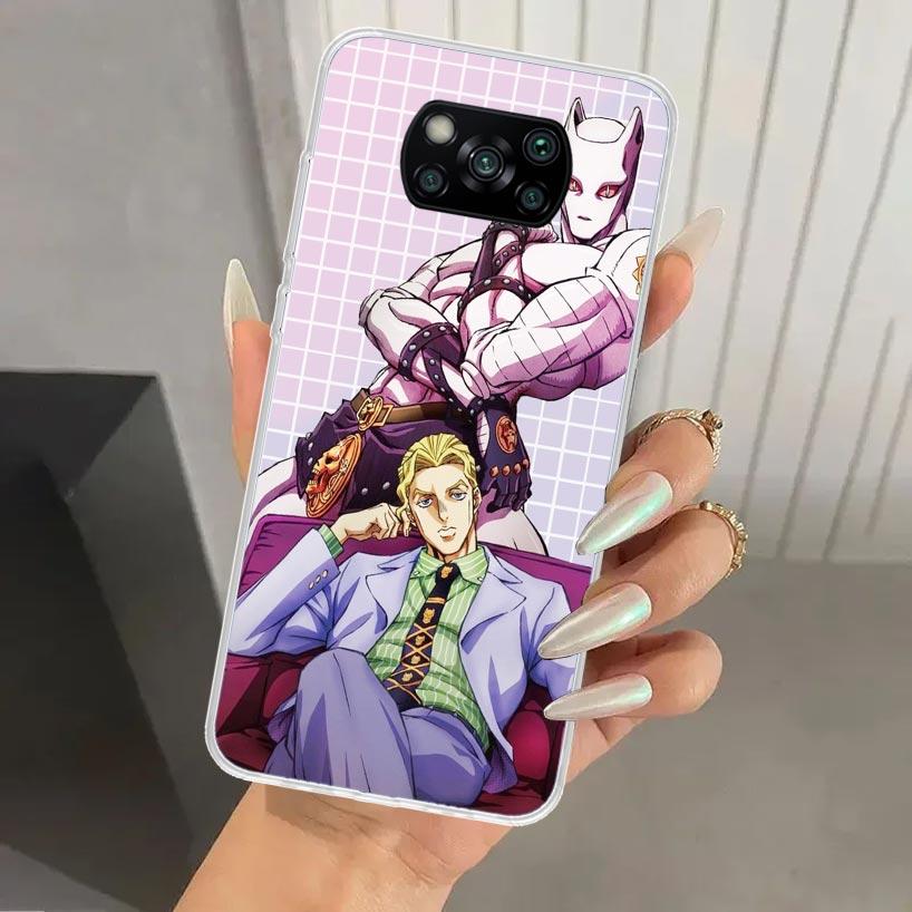 

Чехол для телефона JoJo Adventure Killer Queen для Xiaomi Poco X5 X6 X7 Pro F7 Ultra M7 Redmi 15 15C 13 13C 12 12C 10 10A 10C 9 9A 9C 9T Redmi 9T