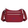 Women Nylon Crossbody Bag Large Capacity Shoulder Bag Multi Pocket Zipper Handbag Casual Travel Phone Purse Lightweight Messenger Bag