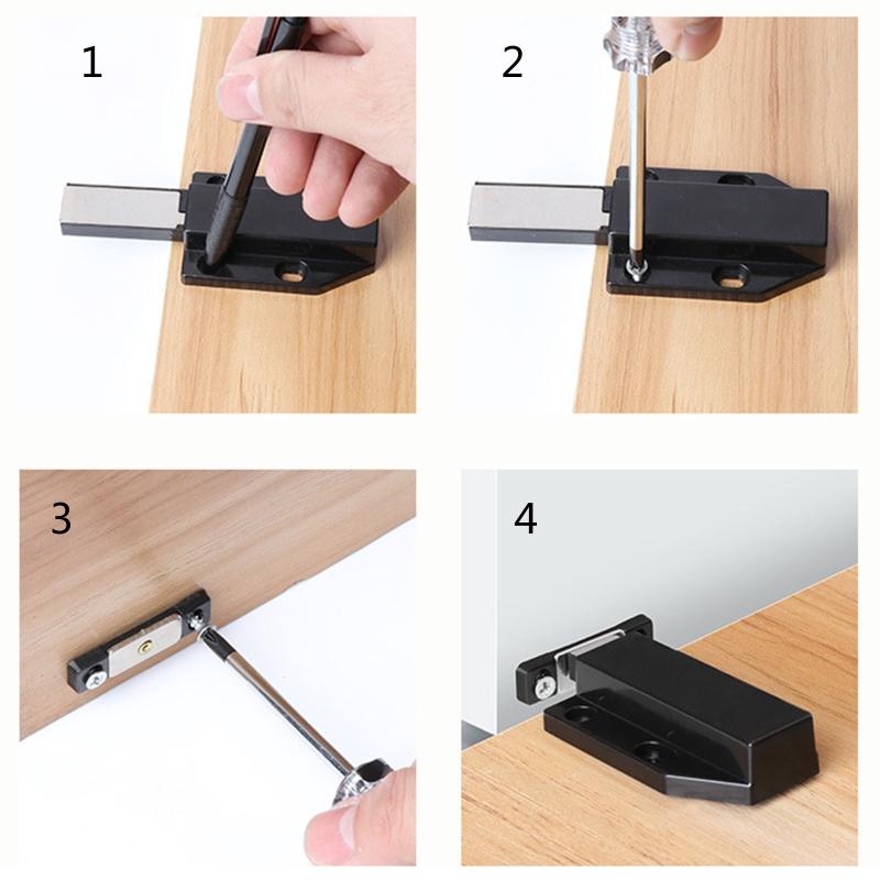 Portable Magnetic for Touch for Latch Convenient Push Cabinet Latches for Home Doors Drawers Push To Open Pressure for T