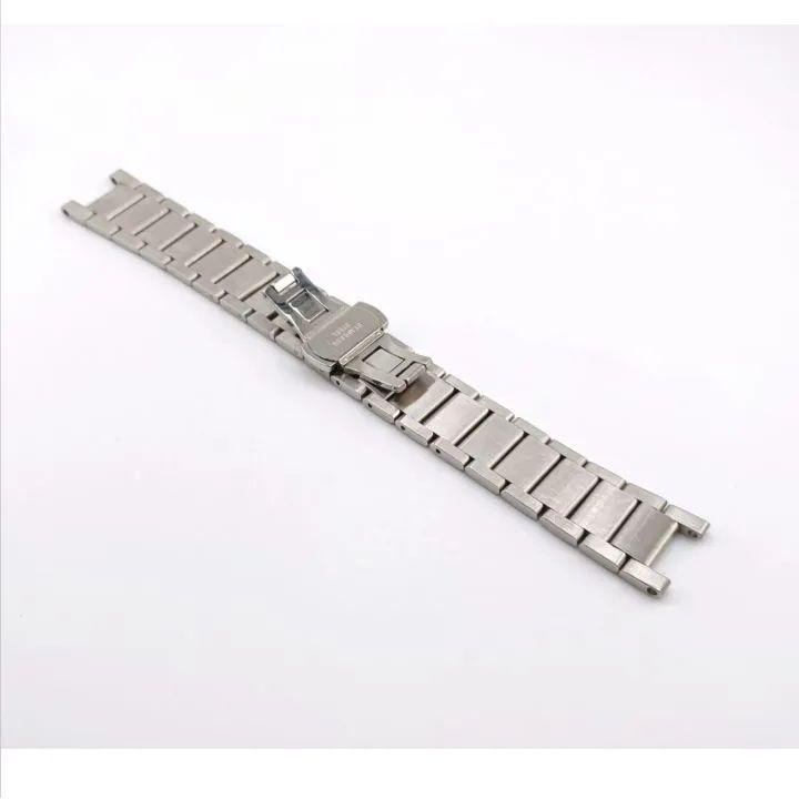 Used 20mm Polished Silver Watch Recessed External Product Bracelet [Compatible with] Cartier Pasha 38 Cartier