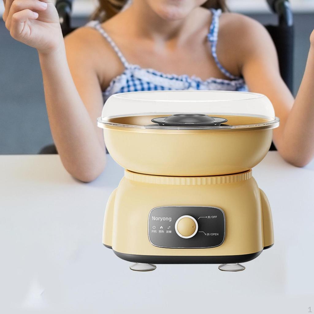 Zuckerwattemaschine, Bonbonmaschine, US-Stecker, geräuscharm, 500 W, effizient, tragbar, für Familienfeiern, Geburtstage