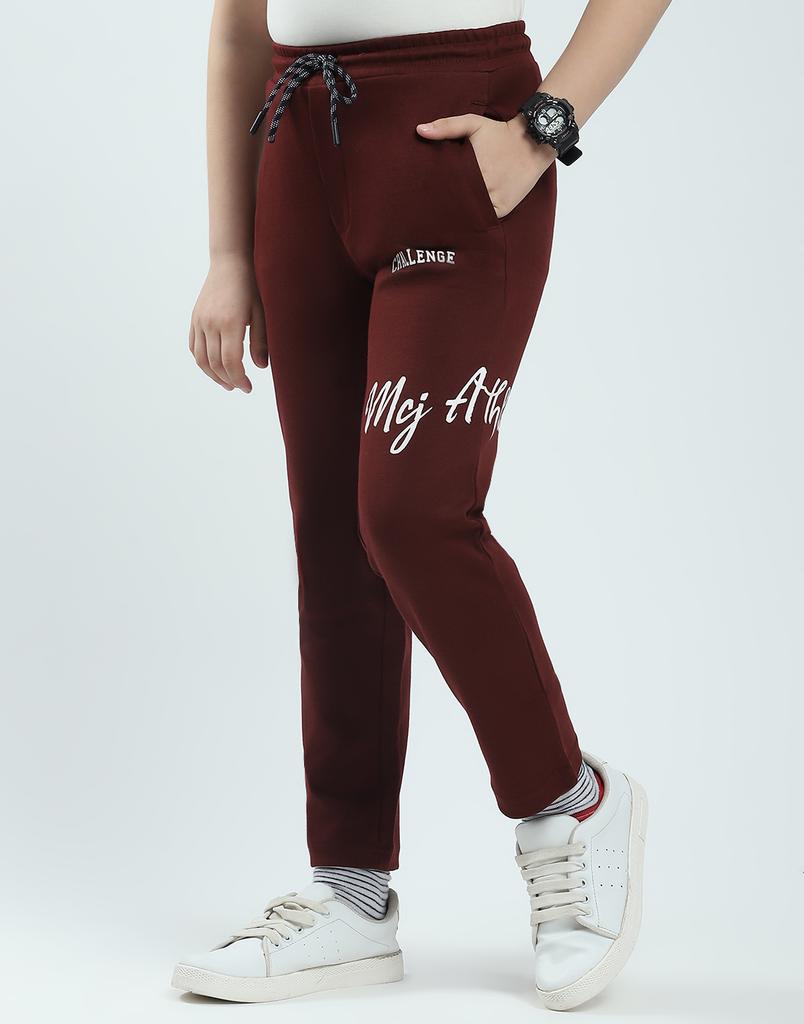 MONTE CARLO Boy's Regular Fit Solid Track Pants