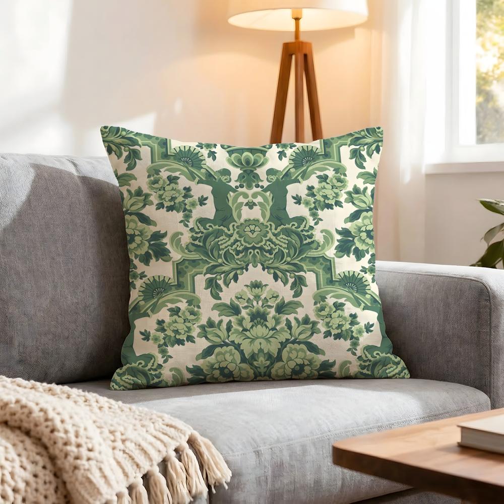 Pattern Scroll Pattern Cushion Cover 1Pcs Decorative Covers Soft Cushion Case For Sofa Couch Decor 40X40 45X45 Pillowcases