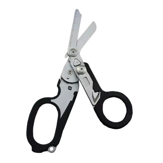 

Ножницы для экстренного реагирования Карманные складные ножницы Компактный дизайн Портативные Многофункциональные Травматические ножницы Резак для ремня безопасности