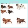 Realistic Pvc Bulldog Model Figurine Perfect For Christmas Gift And Home Decor