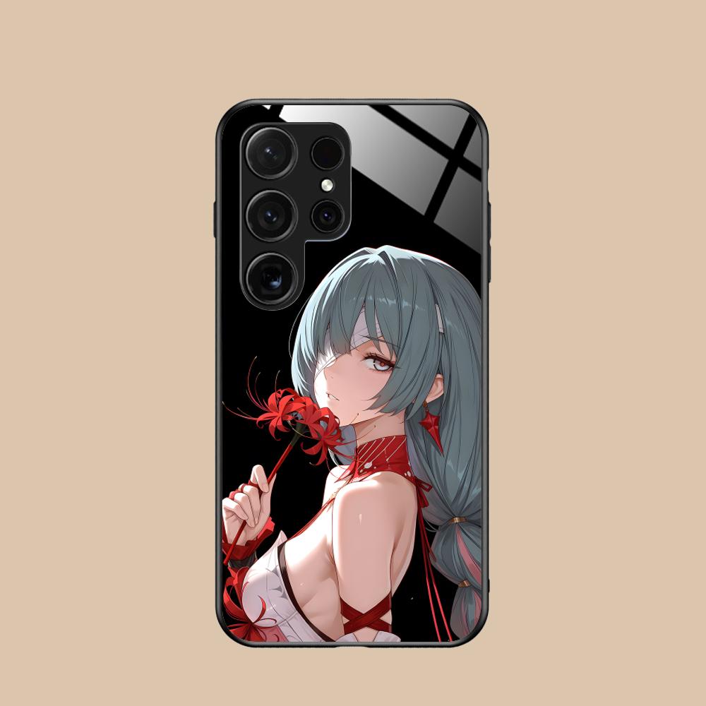 

Wuthering Waves Phrolova Phone Case for Samsung Galaxy A56 55 54 53 52 51 36 35 34 23 16 15 5G Glass Colorful Cover Luxury Cover Galaxy A52s 5G