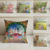 L-Longlegsart Cushion Cover Natural Linen Pillowcase Set, All-In-One Decor For Sofa, Bedroom & Chair