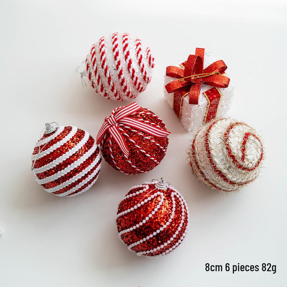 Goldfarbener Weihnachtsbaumschmuck – Hängende Kugeldekoration für Feiertage